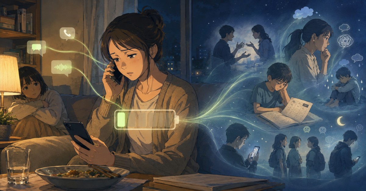 半夜不敢關手機?一則訊息、一通電話,老師正陷入「慢性過勞」